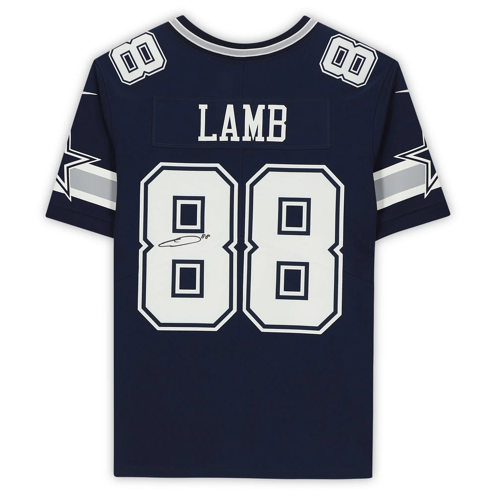 CeeDee Lamb Dallas Cowboys Autographed Nike Navy Limited Jersey