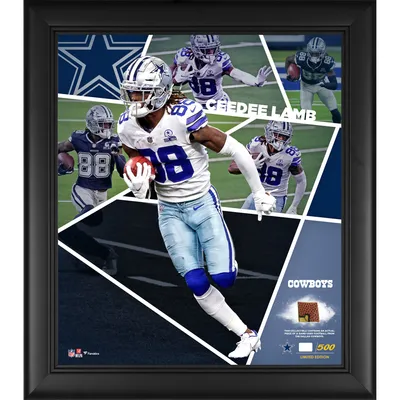 Micah Parsons Dallas Cowboys Framed 15 x 17 Impact Player Collage with A Piece of Game-Used Football - Limited Edition 500