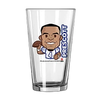 Dak Prescott Dallas Cowboys 16oz. Emoji Pint Glass