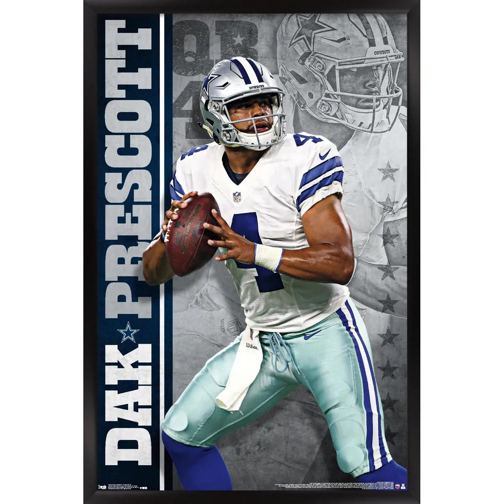 Lids Dak Prescott Dallas Cowboys 24.25'' x 35'' Framed Team Players Only  Poster