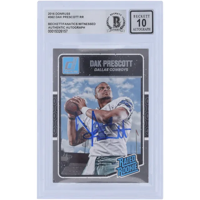 Dak Prescott Autograph Signed 2020 Panini Card Cowboys 