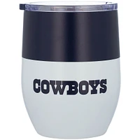 Cowboys de Dallas 16oz. Gobelet incurvé en acier inoxydable colorblock