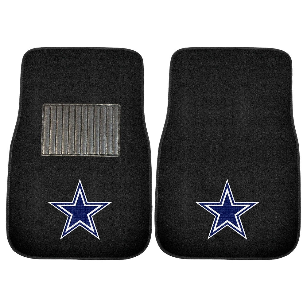Dallas Cowboys 2-Piece Embroidered Car Mat Set