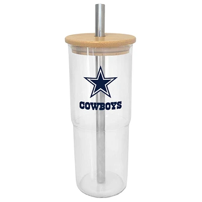 Dallas Cowboys 24oz. Glass Tumbler