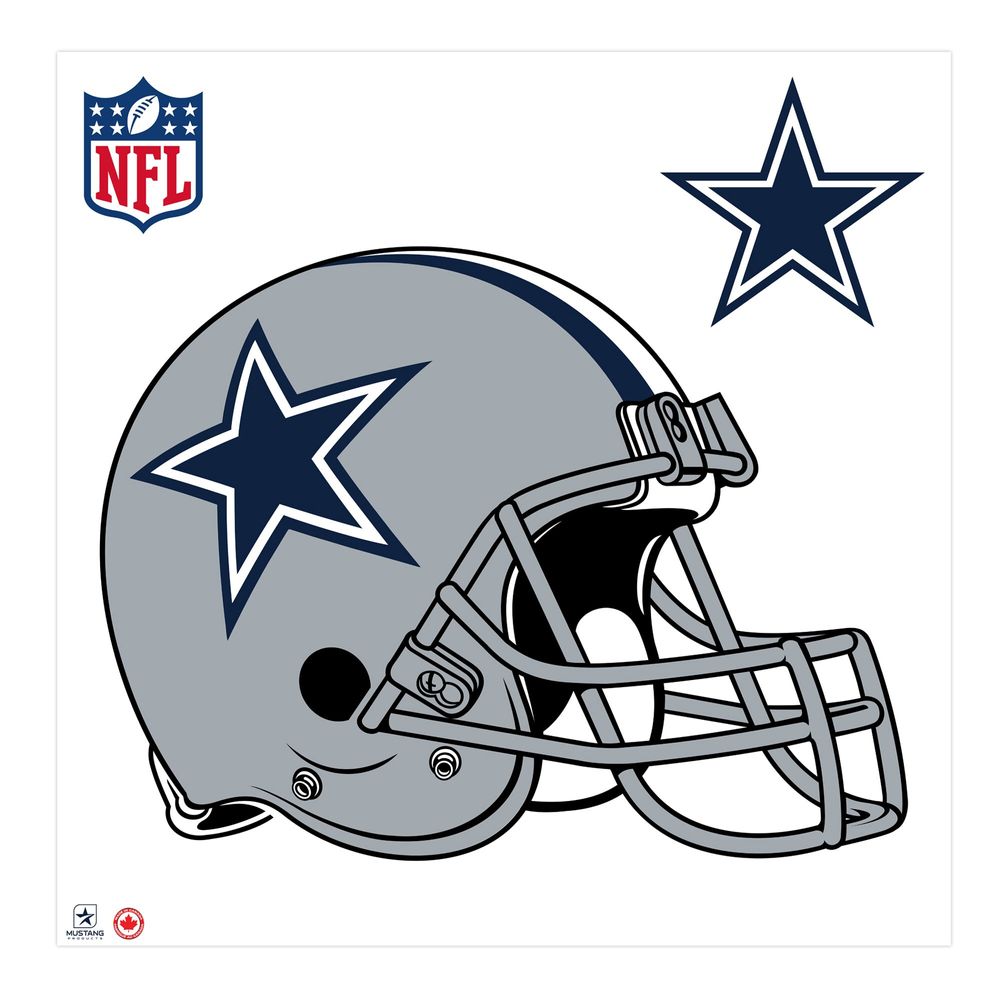 Dallas Cowboys - 36'' Team Helmet Repositionable Wall Decal