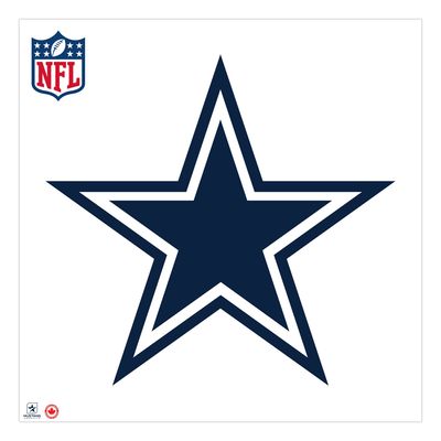 Dallas Cowboys 36'' x 36'' Team Logo Repositionable Wall - Decal