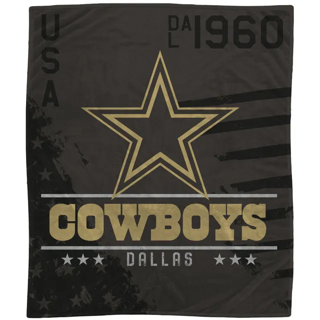 Dallas Cowboys 60 x 80 Helmet Stripes Flannel Fleece Blanket