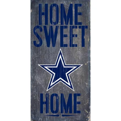 Dallas Cowboys 6'' x 12'' Home Sweet Home Sign