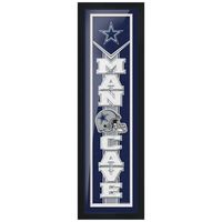 Dallas Cowboys 6'' x 22'' Man Cave Framed - Artwork