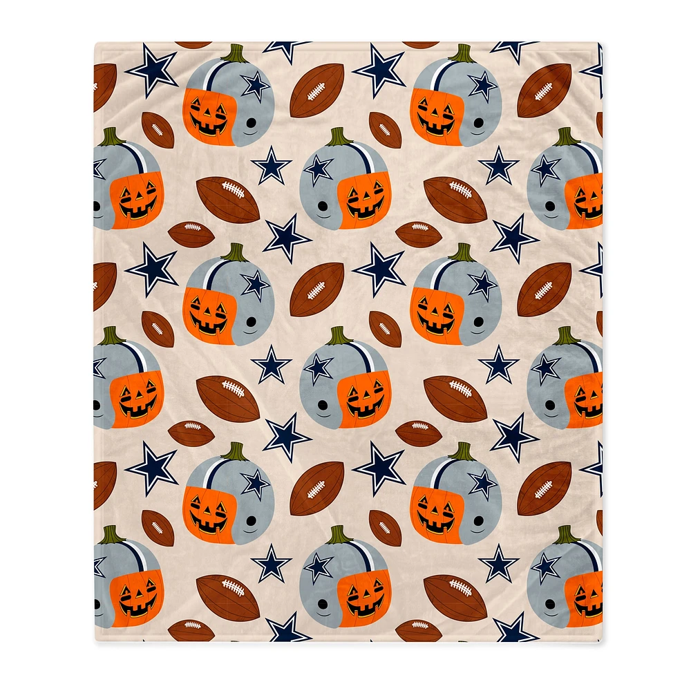 Lids Dallas Cowboys 60' x 70' Pumpkin Helmet Corral Fleece Blanket