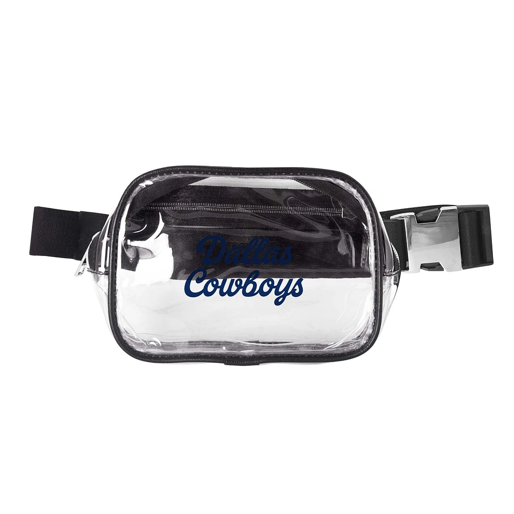 Dallas Cowboys Clear Belt Bag