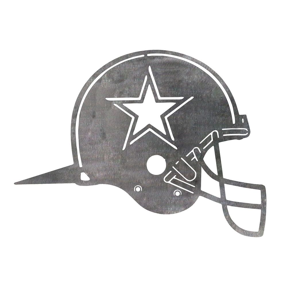 Dallas Cowboys Metal Garden Art Helmet Spike