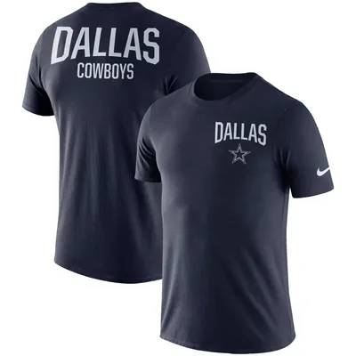 Women's Nike Navy Dallas Cowboys Sideline Velocity Performance T-Shirt Size: Medium