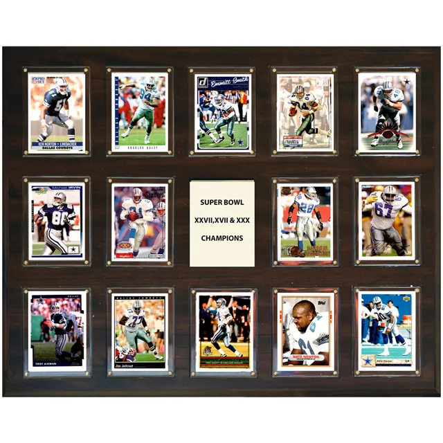 Lids Dallas Cowboys Super Bowl XXVII, XVII & XXX Champions 16'' x 20''  Plaque