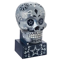 Dallas Cowboys Team Color Sugar Skull Statue