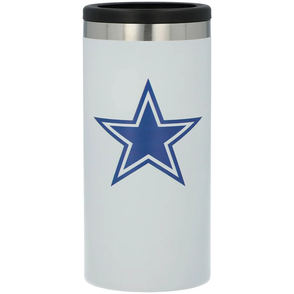 Black Dallas Cowboys 12oz. Personalized Slim Can Holder