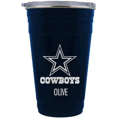 Dallas Cowboys Team Logo 22oz. Personalized Tailgater Travel Tumbler