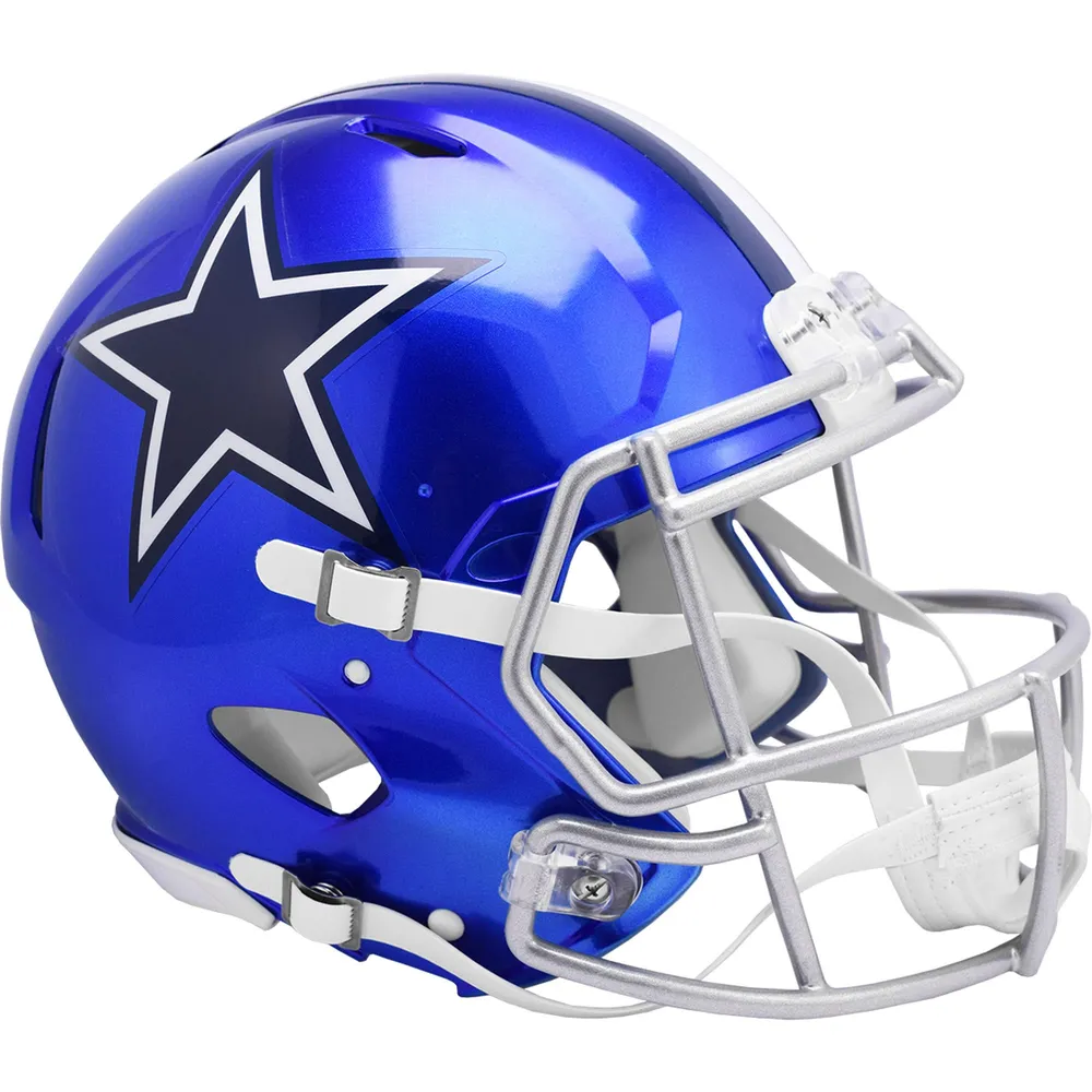 Emmitt Smith Dallas Cowboys Fanatics Authentic Autographed Riddell Flat  White Alternate Speed Mini Helmet