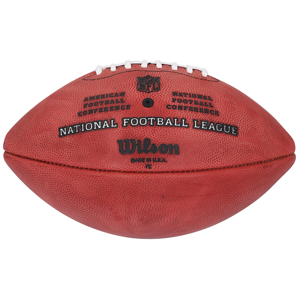 Ballon de football en couleur autographié par Deion Sanders des Dallas Cowboys avec l'inscription « Primetime »