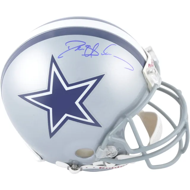 Deion Sanders Dallas Cowboys Autographed Riddell Speed Mini Helmet in 2023