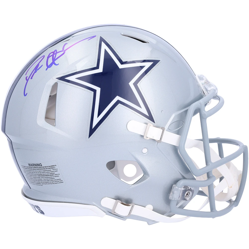 Casque de vitesse authentique autographié par Deion Sanders Dallas Cowboys
