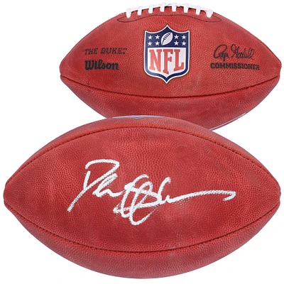 Deion Sanders Dallas Cowboys Autographed Wilson Duke Full Color Football 
