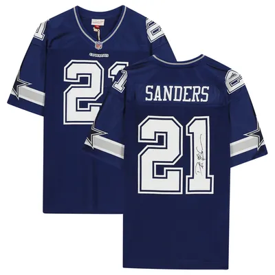 Men's Mitchell & Ness Deion Sanders White Atlanta Falcons Retired Player  Legacy Replica Jersey