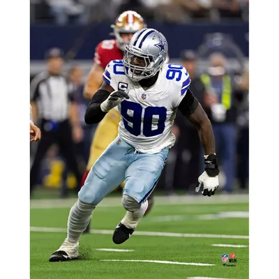 Trevon Diggs Dallas Cowboys Unsigned Plays Defense in NFL Wild Card Vs San Francisco 49ers Photograph