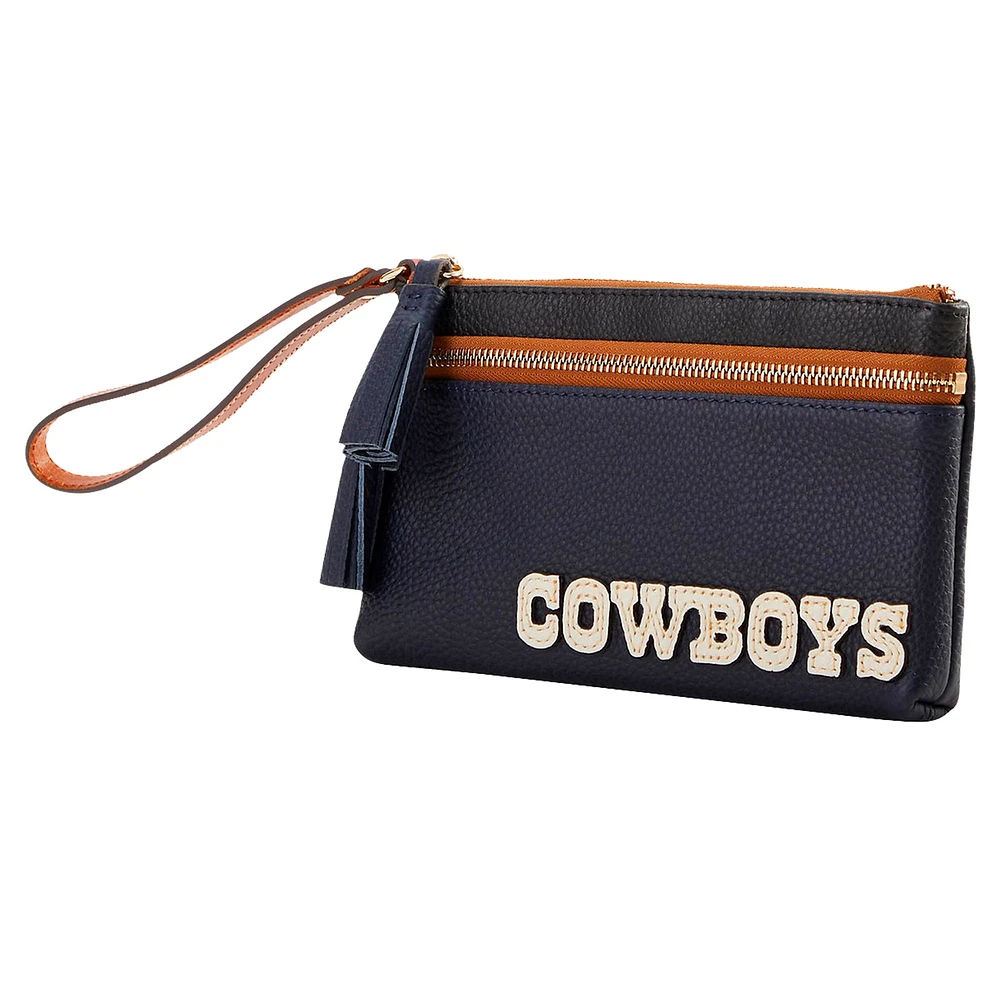 Dooney & Bourke Dallas Cowboys Poignet à double fermeture éclair