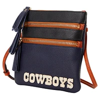 Dooney & Bourke Dallas Cowboys Infield Sac à main à bandoulière triple fermeture éclair