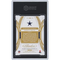 Emmitt Smith Dallas Cowboys 2022 Panini Flawless Sapphire Champions #SBC-5 #6/7 SGC Authenticated 9 Card