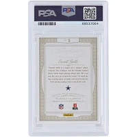 Emmitt Smith Dallas Cowboys Autographed 2014 Panini Flawless 2 Color Game Used Relic #15 #6/25 PSA Authenticated 8 Card