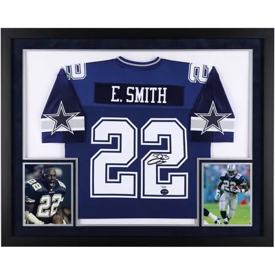 Mitchell & Ness Men's Emmitt Smith White and Navy Dallas Cowboys