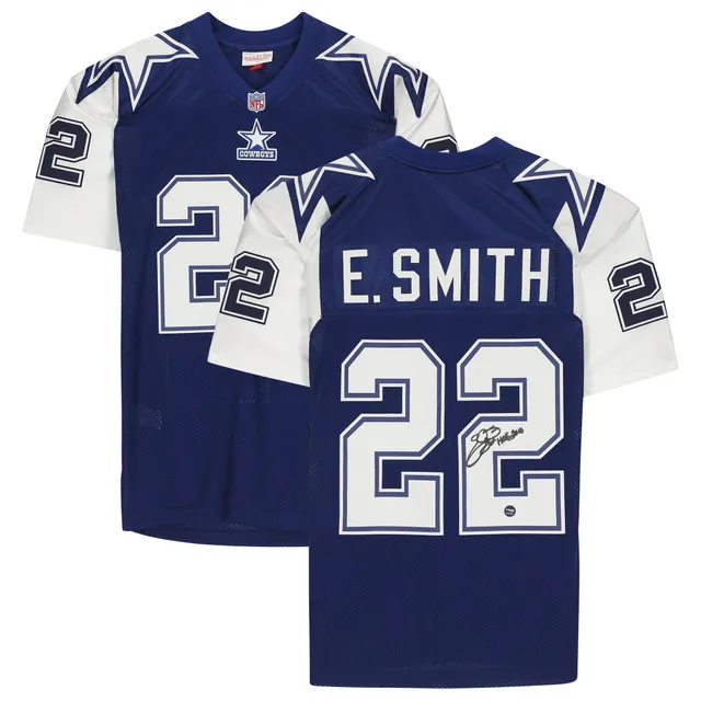 Men's Dallas Cowboys Deion Sanders Mitchell & Ness Royal Throwback Retired  Player Name & Number Long Sleeve Top