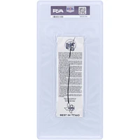 Passes autographiées d'Emmitt Smith Dallas Cowboys Walter Payton devient le meilleur rusher de tous les temps de la NFL Billet authentifié PSA 3/10 du 27 octobre 2002 avec l'inscription « All-Time Leading Rusher »