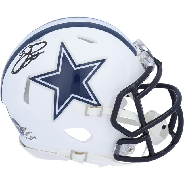 Lids Emmitt Smith Dallas Cowboys Fanatics Authentic Autographed Riddell  CAMO Alternate Speed Mini Helmet