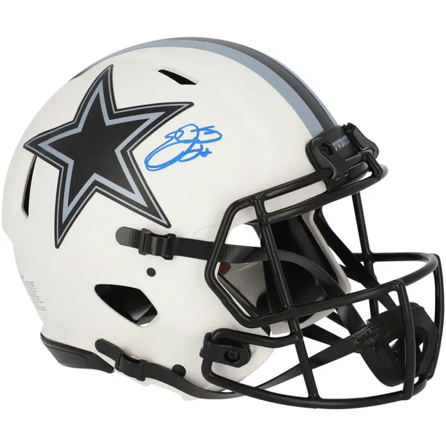 Emmitt Smith Dallas Cowboys Autographed Riddell Flash Alternate Speed  Authentic Helmet