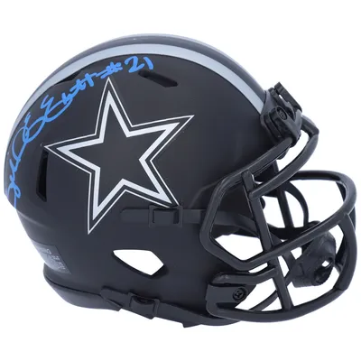 Autographed Dallas Cowboys Ezekiel Elliott Fanatics Authentic Riddell  Eclipse Alternate Speed Authentic Helmet