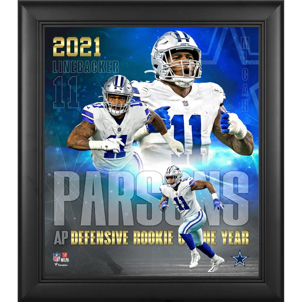 Lids Micah Parsons Dallas Cowboys Fanatics Authentic 2021 NFL Defensive  Rookie of the Year 15'' x 17'' Framed Collage Photo