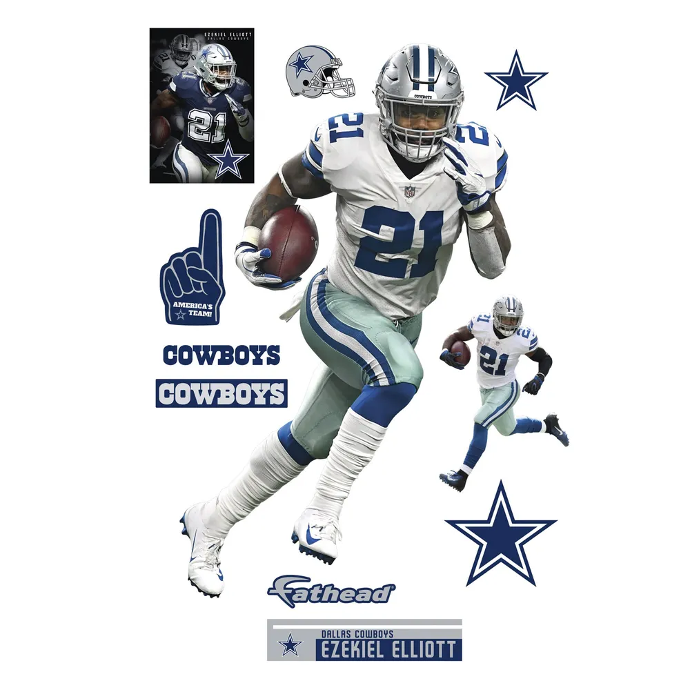 Fathead Ezekiel Elliott Dallas Cowboys Giant Removable Wall Mural