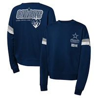 Sweat-shirt à enfiler Eternal Love bleu marine pour fille des Dallas Cowboys