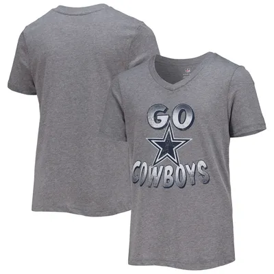 New Era Girls' Dallas Cowboys Sequin T-Shirt