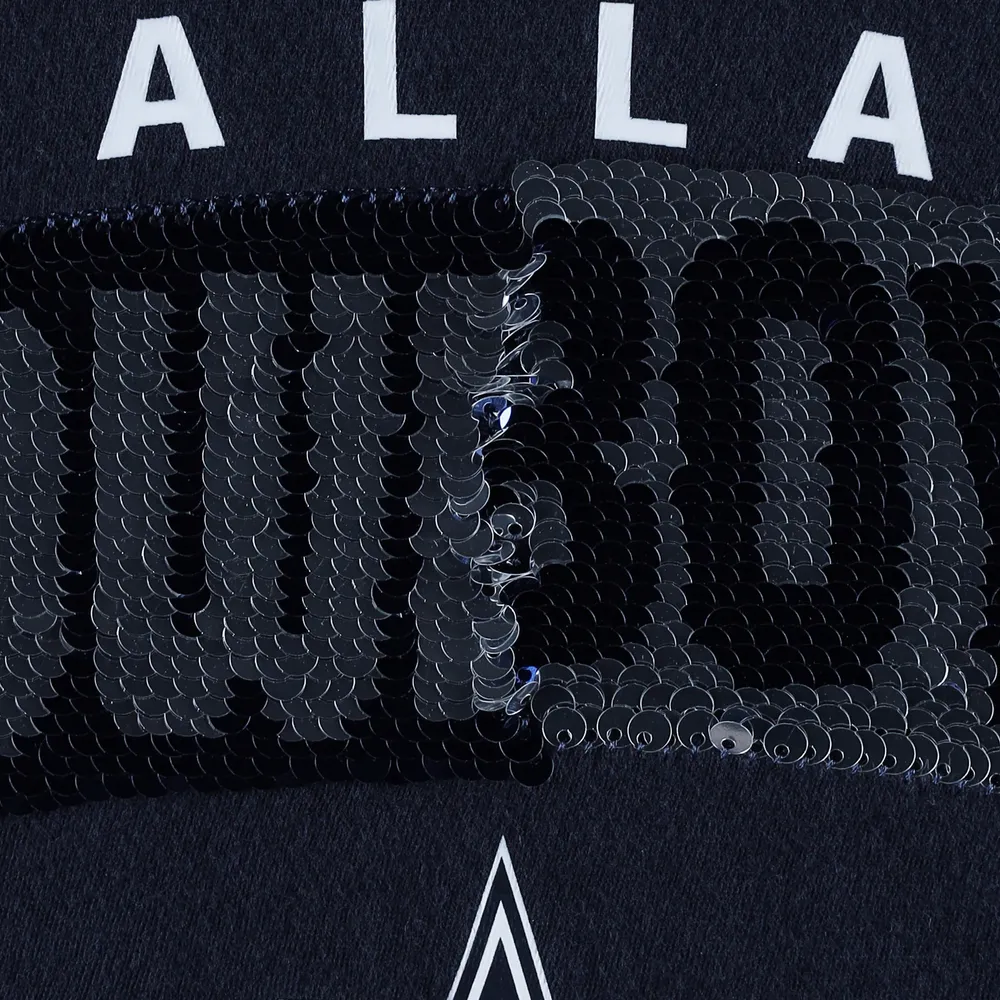 Dallas Cowboys Navy Sequin Tee