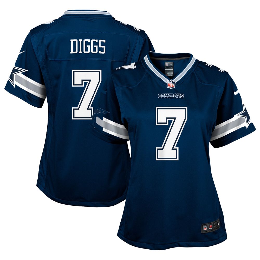 NFL Dallas Cowboys (Trevon Diggs) Women's Game Football Jersey.