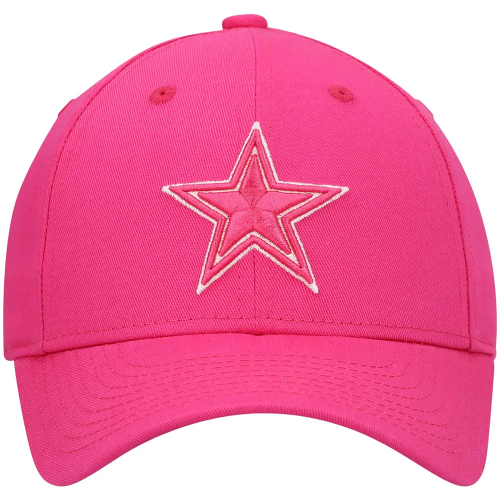 Outerstuff Girls Youth Pink Dallas Cowboys Structured Adjustable