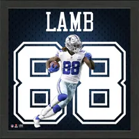 Lids CeeDee Lamb Dallas Cowboys Highland Mint 13'' x 13'' Impact Jersey  Framed Photo