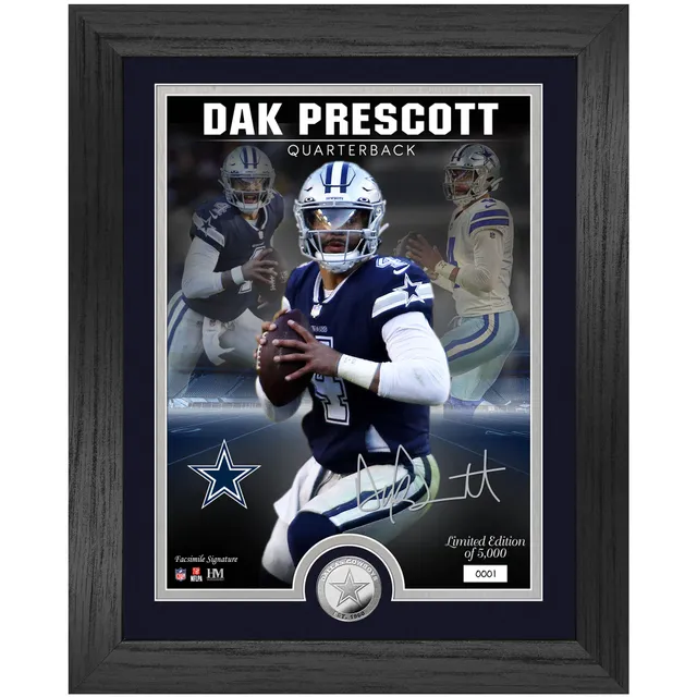 Dallas Cowboys Dak Prescott Highland Mint 12'' x 15'' Dynamo Caricature  Framed Print