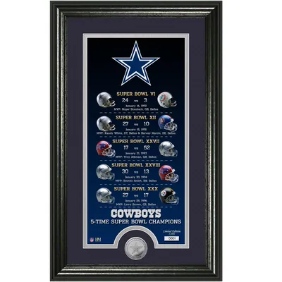 Dallas Cowboys Highland Mint Legacy 14" x 21" Photomint