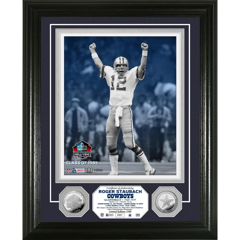 Lids Roger Staubach Dallas Cowboys Highland Mint Hall of Fame