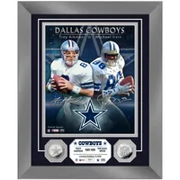 Framed Troy Aikman Dallas Cowboys Autographed Blue Alternate Mitchell &  Ness Authentic Jersey